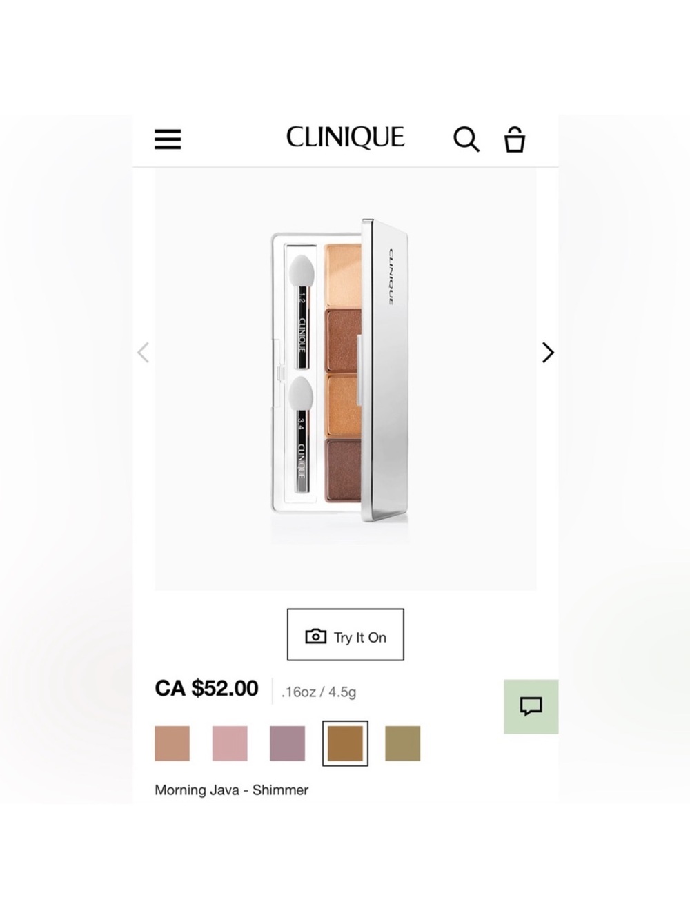 Clinique Eyeshadow Palette